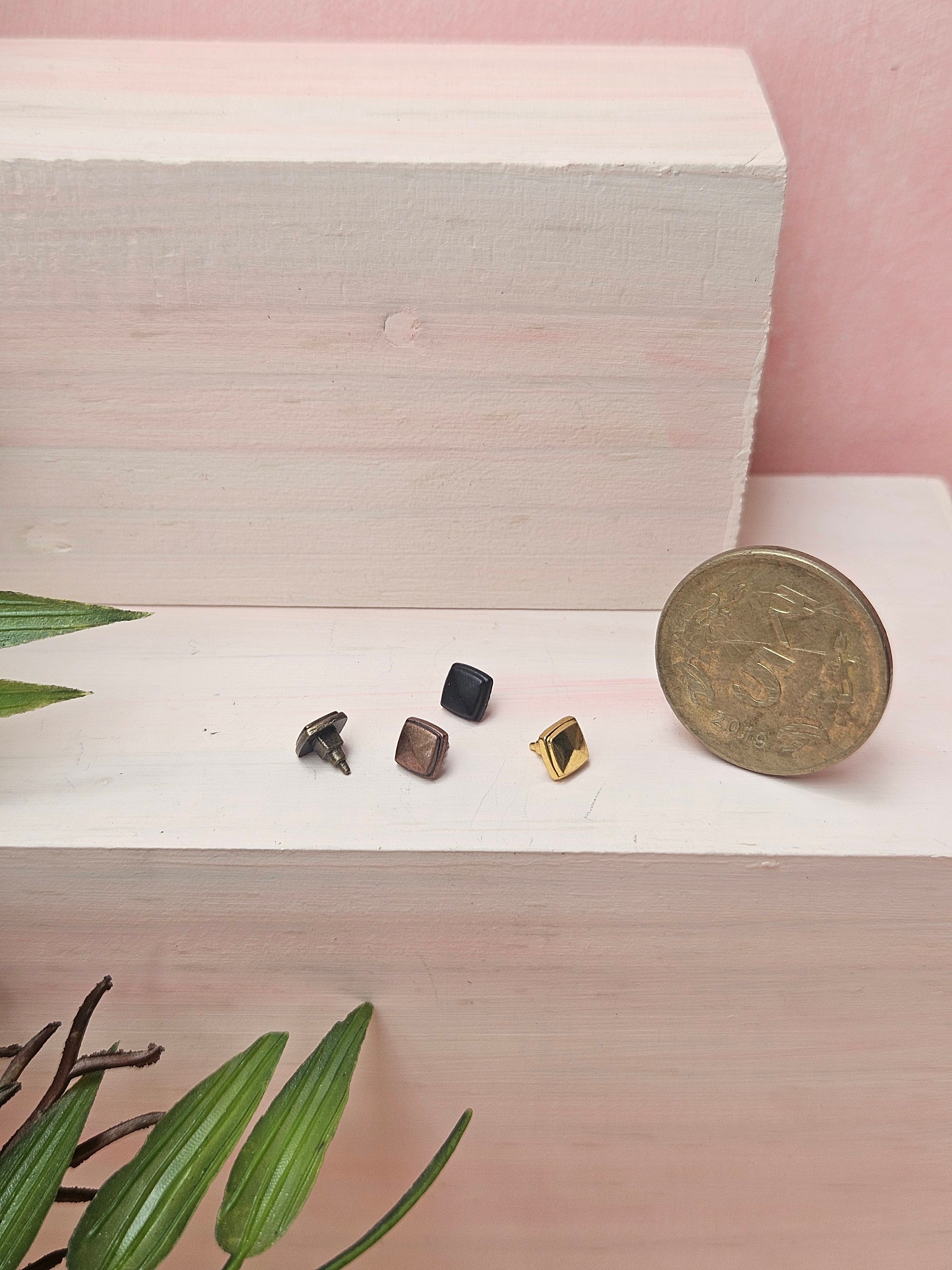"Miniature drawer knob handle for dollhouse cabinet décor"