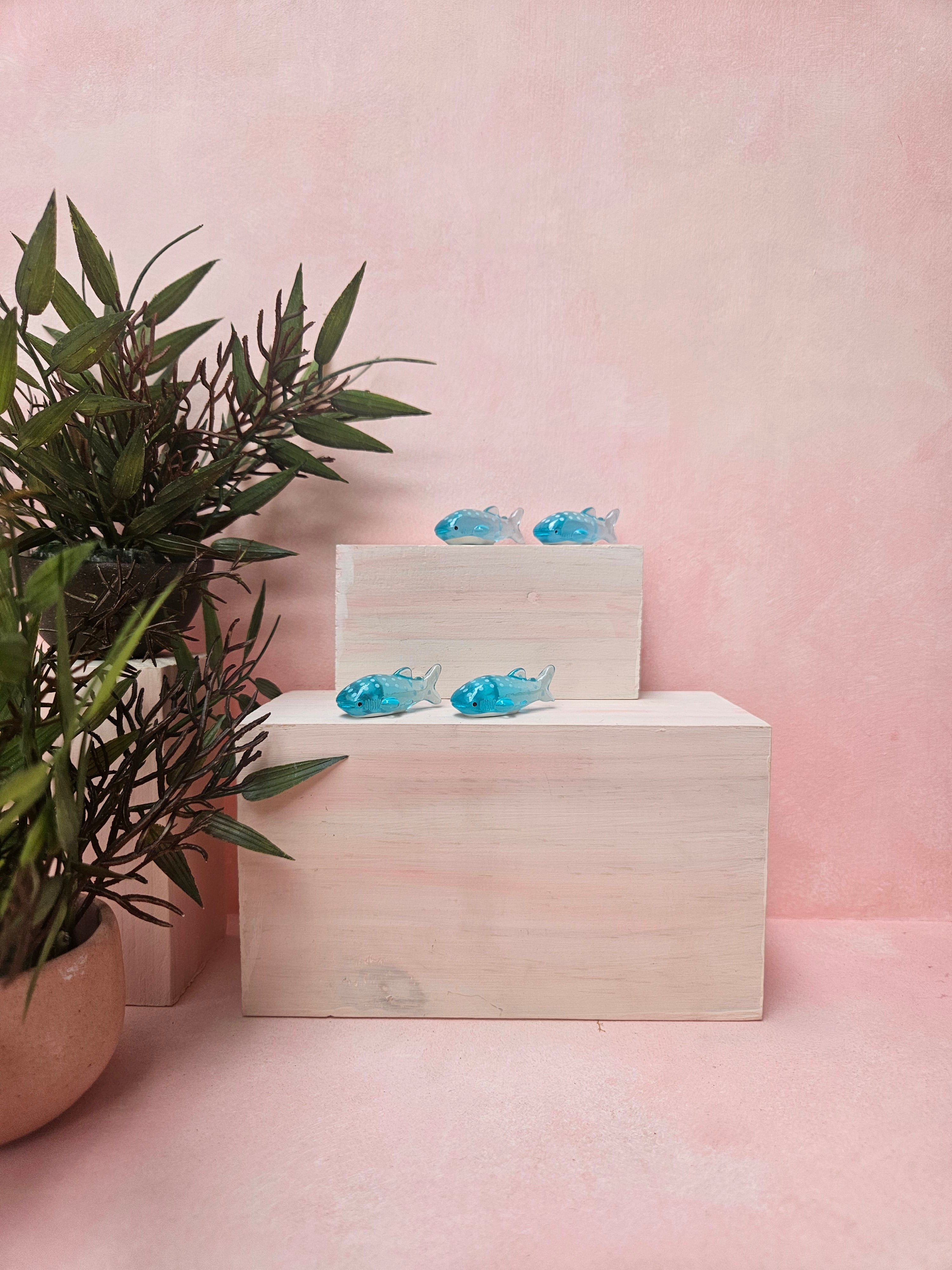"Handmade miniature fish crafted in India. Perfect dollhouse accessory, collectible for hobbyists, and a unique gift for miniature lovers."