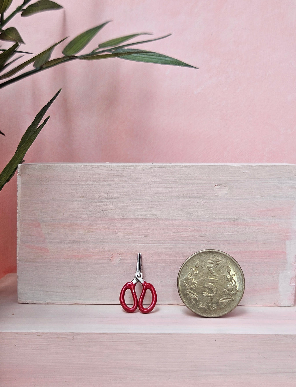 Miniature scissor for DIY crafts, dollhouse décor, and hobby collectibles in India.
